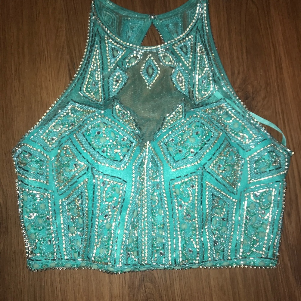Two Piece Prom Dress